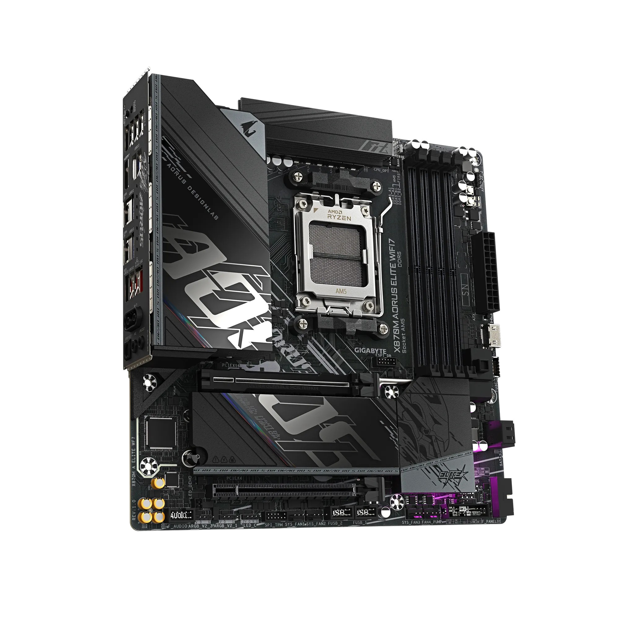 Motherboard AORUS X870M A ELITE WF7 AMD DDR5 mATX